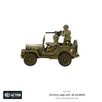 USA - Army Jeep with 30 Cal Mmg: Warlord Games Bolt Action