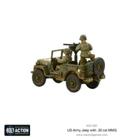 USA - Army Jeep with 30 Cal Mmg: Warlord Games Bolt Action