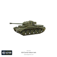 Britain - A34 Comet Medium Tank: Warlord Games Bolt Action