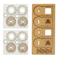 Germany - MDF Unit Pin Markers: Warlord Games Bolt Action