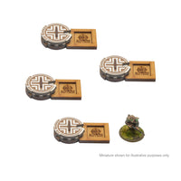 Germany - MDF Unit Pin Markers: Warlord Games Bolt Action