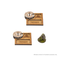 USA - MDF Vehicle Pin Markers: Warlord Games Bolt Action