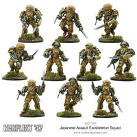 Japanese Assault Exoskeleton Squad: Warlord Games Konflikt '47