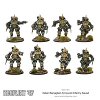 Italian Bersaglieri Armoured Infantry Squad: Warlord Games Konflikt '47