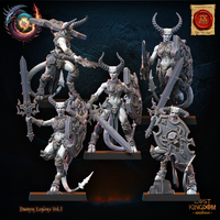 Succubi: Lost Kingdom Miniatures Warriors of the Dark Gods Resin 3D Print