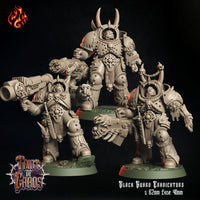 Black Guard Eradicators: Crippled God Foundry Grim Dark Future Resin 3D Print