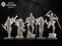 Onna Bugeisha Regiment: Lost Kingdom Miniatures Night Elves Resin 3D Print