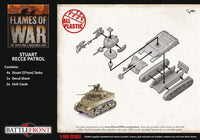Britain - Stuart Recce Patrol: Battlefront Miniatures Flames of War