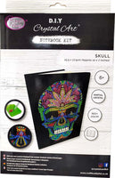 Crystal Art Notebook Kit - Skull: Craft Buddy Hobby Supplies