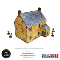 Pre-painted WW2 Normandy Townhouse 2: Warlord Games Bolt Action