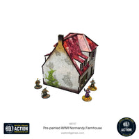 Pre-Painted WWII Normandy Farmhouse: Warlord Games Bolt Action