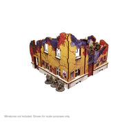 Pre-Painted WW2 Ostfront Stalingrad School Right with 3rd Floor: Warlord Games Terrain