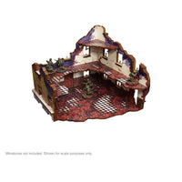 Pre-Painted WW2 Ostfront Stalingrad School Right with 3rd Floor: Warlord Games Terrain
