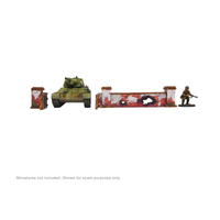 Pre-Painted WW2 Ostfront Stalingrad Walls Low: Warlord Games Terrain