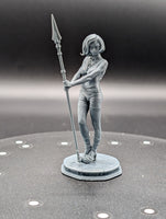 Zarina Human Standing: Female Miniatures 3D Resin Print
