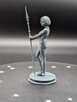 Zarina Human Standing: Female Miniatures 3D Resin Print