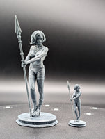 Zarina Human Standing: Female Miniatures 3D Resin Print