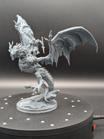Lanceritros Frostbound Wyvrn: Parasite Collectables Dragon Souls Resin 3D Print