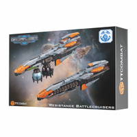 Resistance Plastic Battlecruisers Dropfleet Commander TT Combat