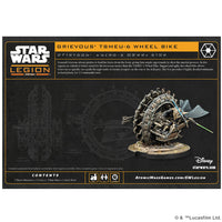 Star Wars: Legion General Grievous' TSMEU- 6 Wheel Bike Seperatists Alliance Atomic Mass Games