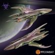 Scourge Plastic Battlecruisers Scourge Dropfleet Commander TT Combat