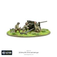 USA - Army 57mm Anti-Tank Team: Warlord Games Bolt Action