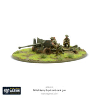 Britain - Army 6 Pounder Anti-Tank Gun: Warlord Games Bolt Action