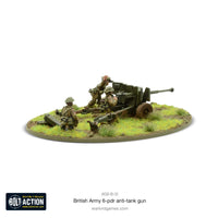 Britain - Army 6 Pounder Anti-Tank Gun: Warlord Games Bolt Action