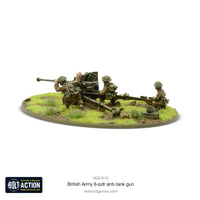 Britain - Army 6 Pounder Anti-Tank Gun: Warlord Games Bolt Action