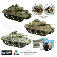 USA - M10 Tank Destroyer Platoon: Warlord Games Bolt Action