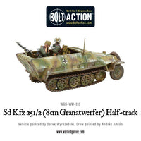 Germany - Sd.Kfz 251/2 Ausf D (8cm Granatwerfer) Half Track: Warlord Games Bolt Action