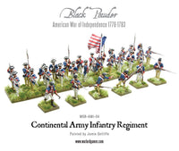 Continental Infantry Regiment: Warlord Games Black Powder
