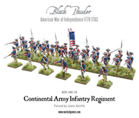 Continental Infantry Regiment: Warlord Games Black Powder