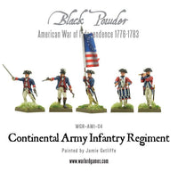 Continental Infantry Regiment: Warlord Games Black Powder