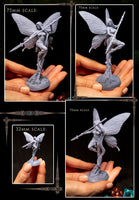 Winged Dryad Aldoris: Printomancer Forces of Nature Resin 3D Print