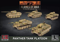 Germany - Panther A Tank Platoon: Battlefront Miniatures Flames of War