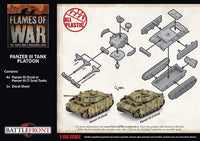 Germany - Panzer III Tank Platoon: Battlefront Miniatures Flames of War
