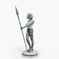 Zarina Human Standing: Female Miniatures 3D Resin Print
