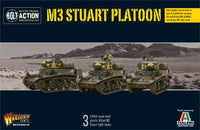 USA - M3 Stuart Platoon: Warlord Games Bolt Action