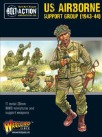 USA - Airborne Support Group (1943-44) (Hq, Mortar & Mmg): Warlord Games Bolt Action