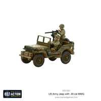 USA - Army Jeep with 30 Cal Mmg: Warlord Games Bolt Action