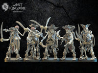 Skeleton Buccaneers: Lost Kingdom Miniatures Undead of Misty Island Resin 3D Print