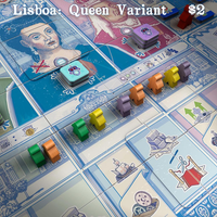 Lisboa: Queen Variant Eagle-Gryphon Games, Board Game
