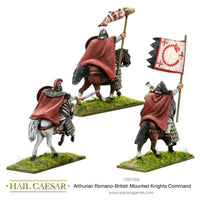 Arthurian Romano-Mounted Knights (Command) - Warlord Games Hail Caesar Preorder, Ships 11/16
