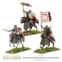 Arthurian Romano-Mounted Knights (Command) - Warlord Games Hail Caesar Preorder, Ships 11/16
