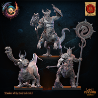 Feldraks Command Group: Lost Kingdom Miniatures Warriors of the Dark Gods 3D Print
