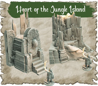 Large Ruins with a Nameless Altar: Sawant 3D Hidden Places: Heart Of The Jungle Island
