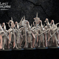 Hisui Guard: Lost Kingdom Miniatures NIght Elves Resin 3D Print