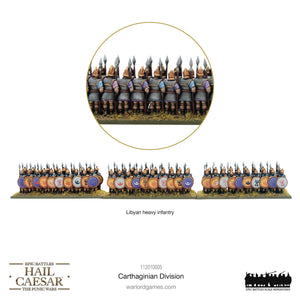 CARTHAGINIAN DIVISION  Warlord Games Hail Caesar Epic Battles Preorder, Ships 07/27