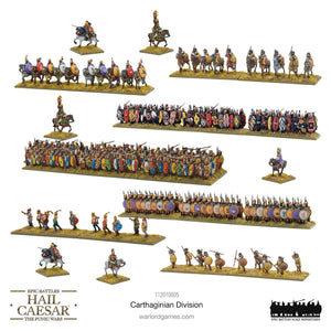 CARTHAGINIAN DIVISION  Warlord Games Hail Caesar Epic Battles Preorder, Ships 07/27
